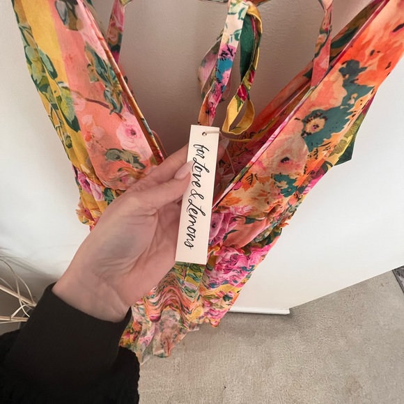 For Love & Lemons Madison Maxi Dress Size XS - Picture 6 of 7